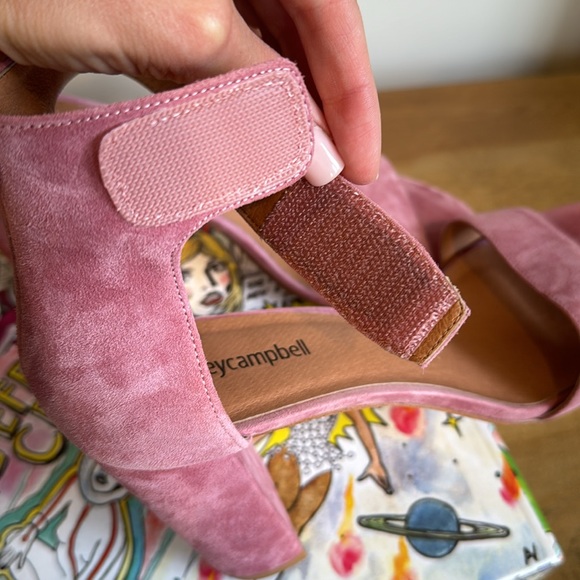 Jeffrey Campbell Lindsay Heel in Pink Suede Size 9 - Picture 4 of 4